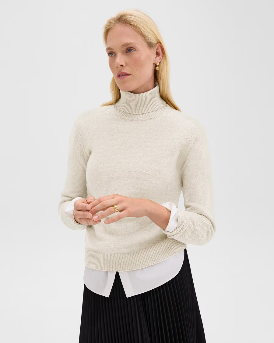 Turtleneck Sweater in Cashmere | Theory