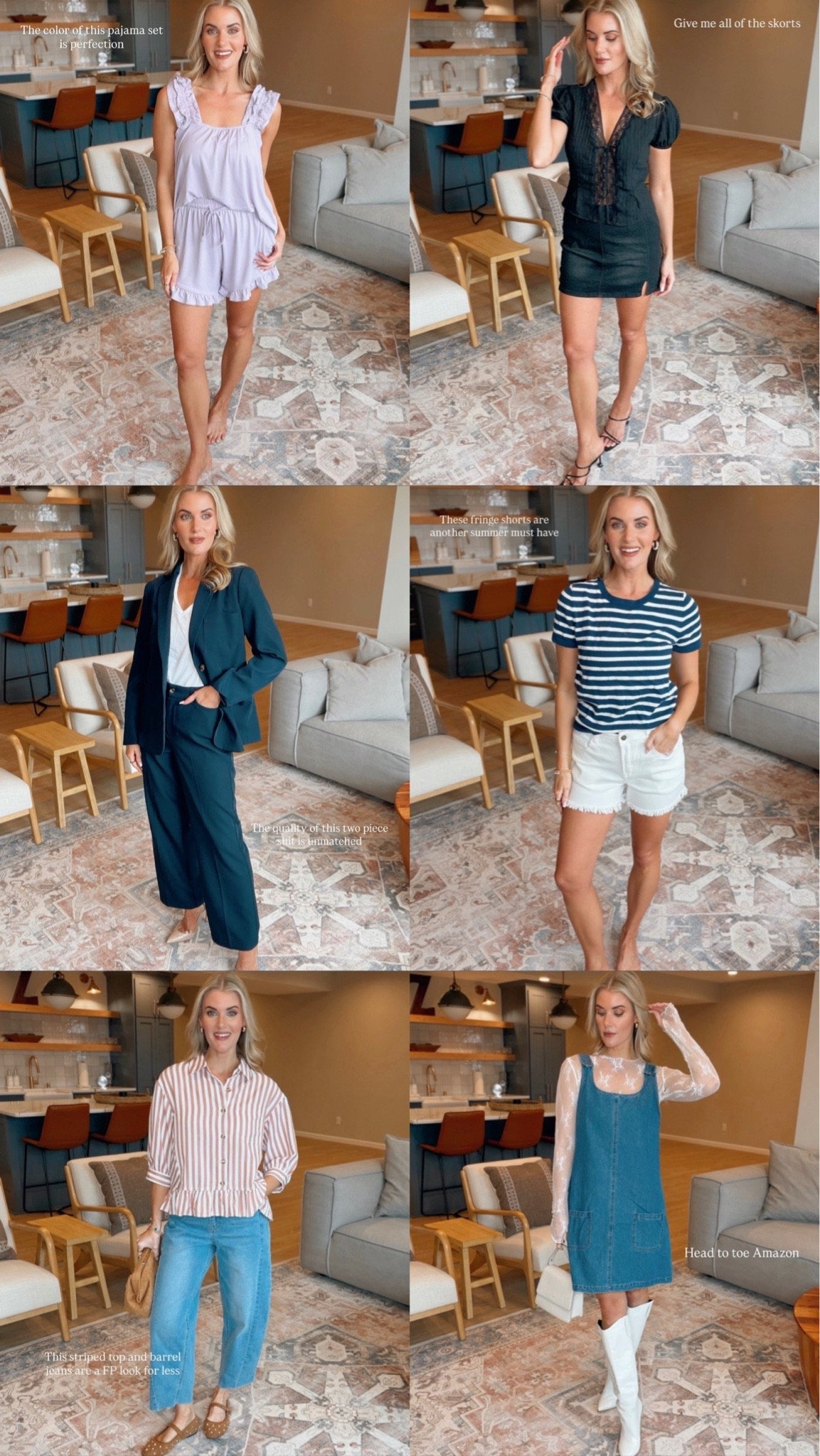 Spring outfits from Amazon workwear, everyday style, country concert outfit, and pajamas. Wearing a small #amazonfashion

#LTKootd #LTKSeasonal #LTKSaleAlert