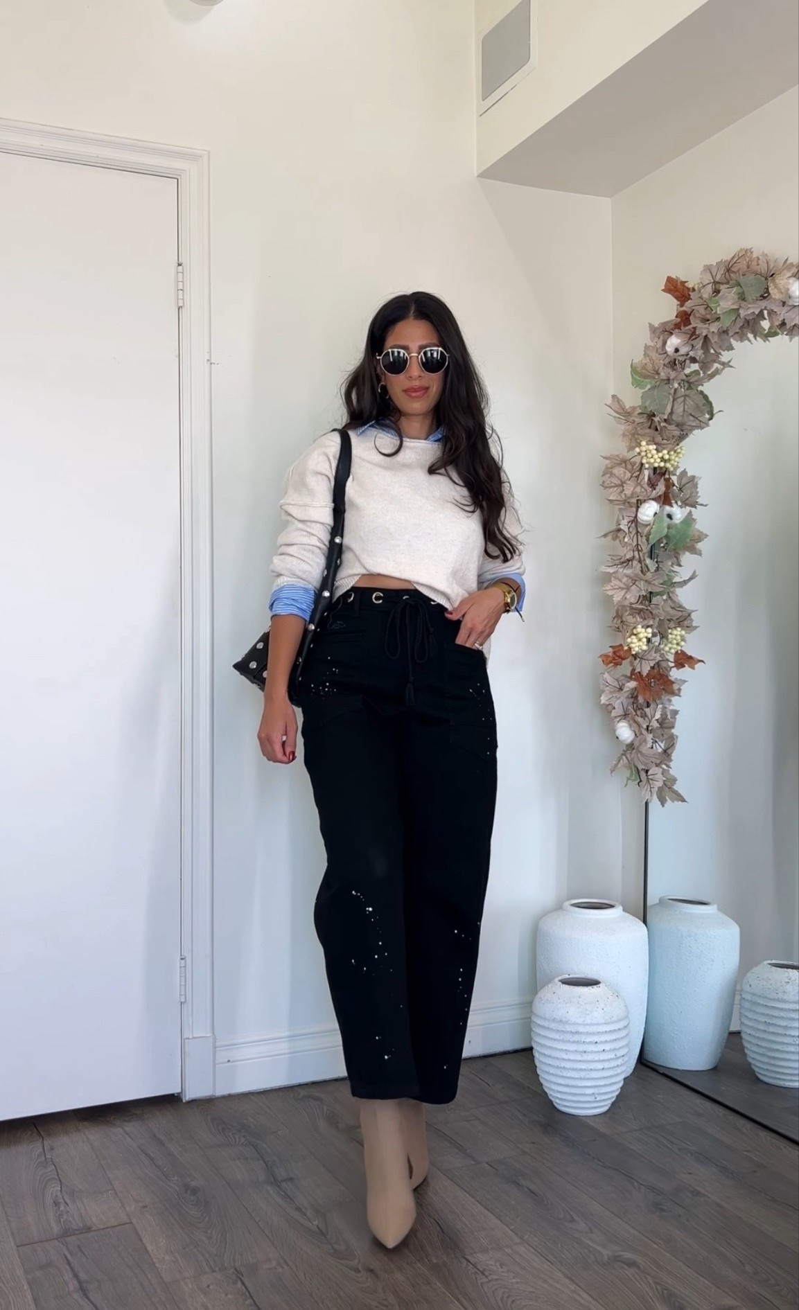 Sweater and jeans fall outfit idea. Wearing size 4 in the jeans and medium in the sweater 

#LTKStyleTip #LTKFindsUnder50 #LTKSeasonal