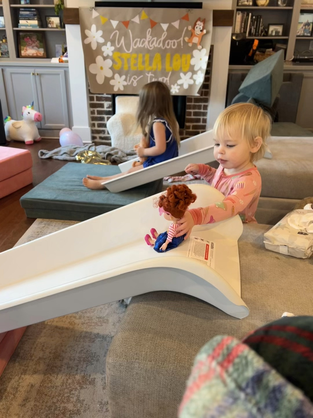 These are incredibly sturdy and worth every single penny! They are great for the stairs but also the couch! Love love love! 

#toys #slide #couchslide #stairslide 

#LTKHome #LTKKids #LTKFamily