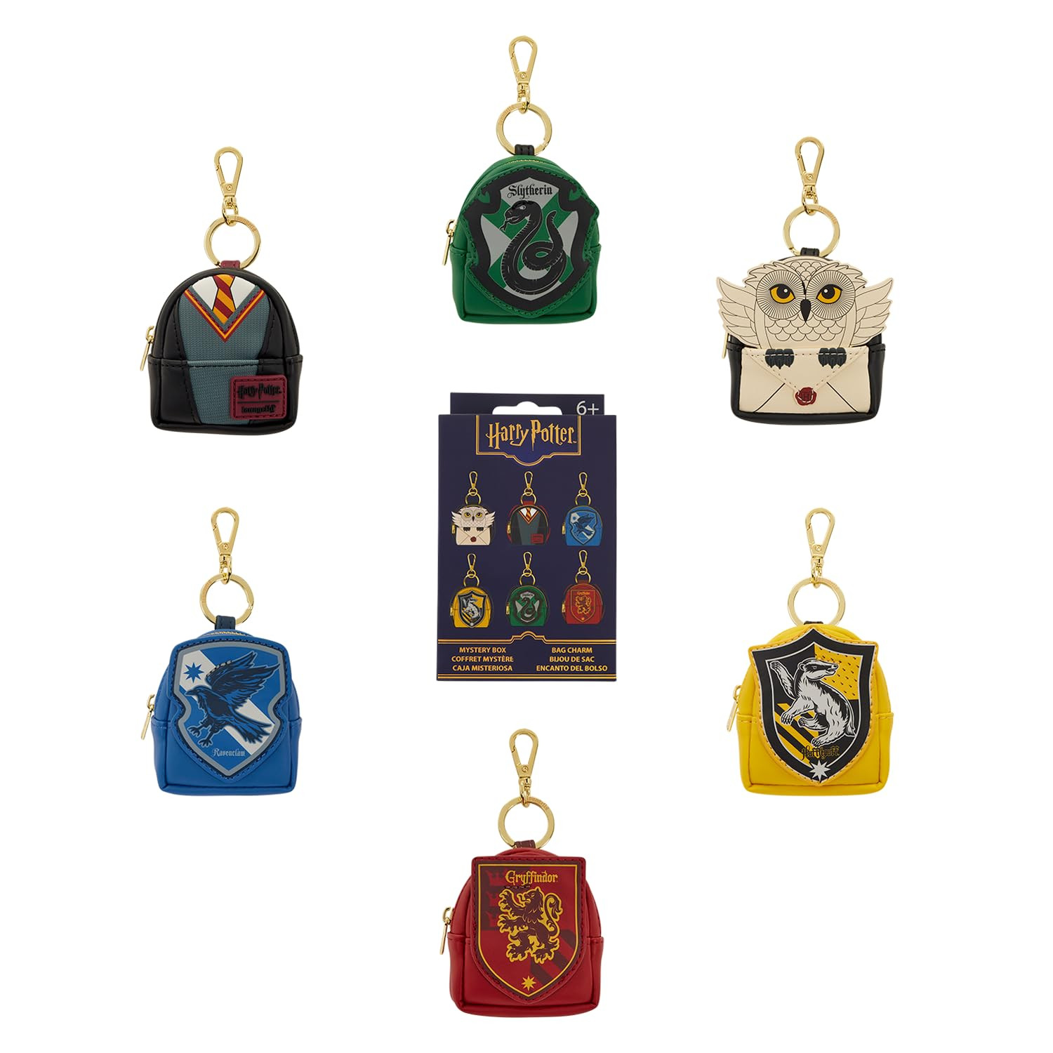 Loungefly Harry Potter Hogwarts™ Mystery Mini Backpack Keychain Charm | Amazon (US)