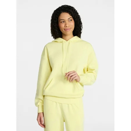No Boundaries Essential Fleece Hoodie, Women's XXS-XXL | Walmart (US)