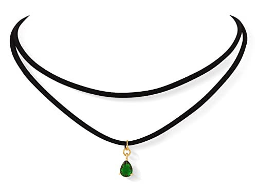 Sacina Boho Gothic Layered Black Choker Necklace, Teardrop Necklace, Black Choker, Gothic Choker, Goth Choker, Boho Choker, Halloween Christmas New Year Jewelry Gift For Women | Amazon (US)