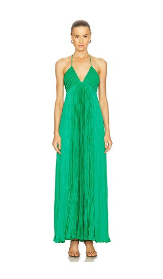 Angelina Ii Gown in Verde | Revolve Clothing (Global)