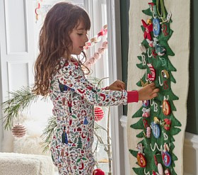 Rifle Paper Co. Felt Christmas Tree Advent Calendar | Pottery Barn Kids