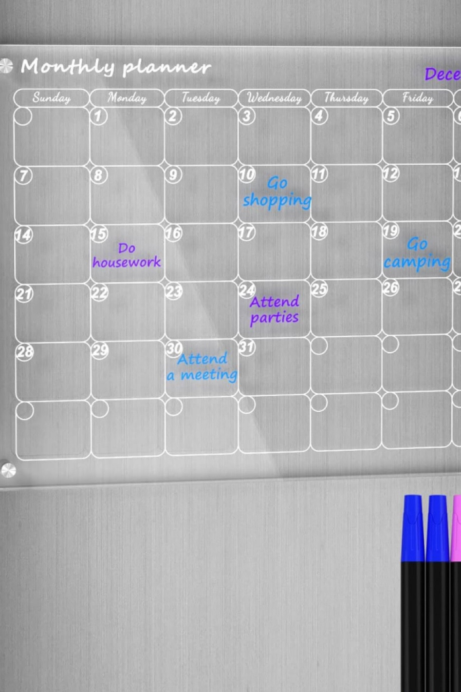 How I stay organized with a monthly calendar on our refrigerator 

#LTKFindsUnder50 #LTKHome #LTKSaleAlert