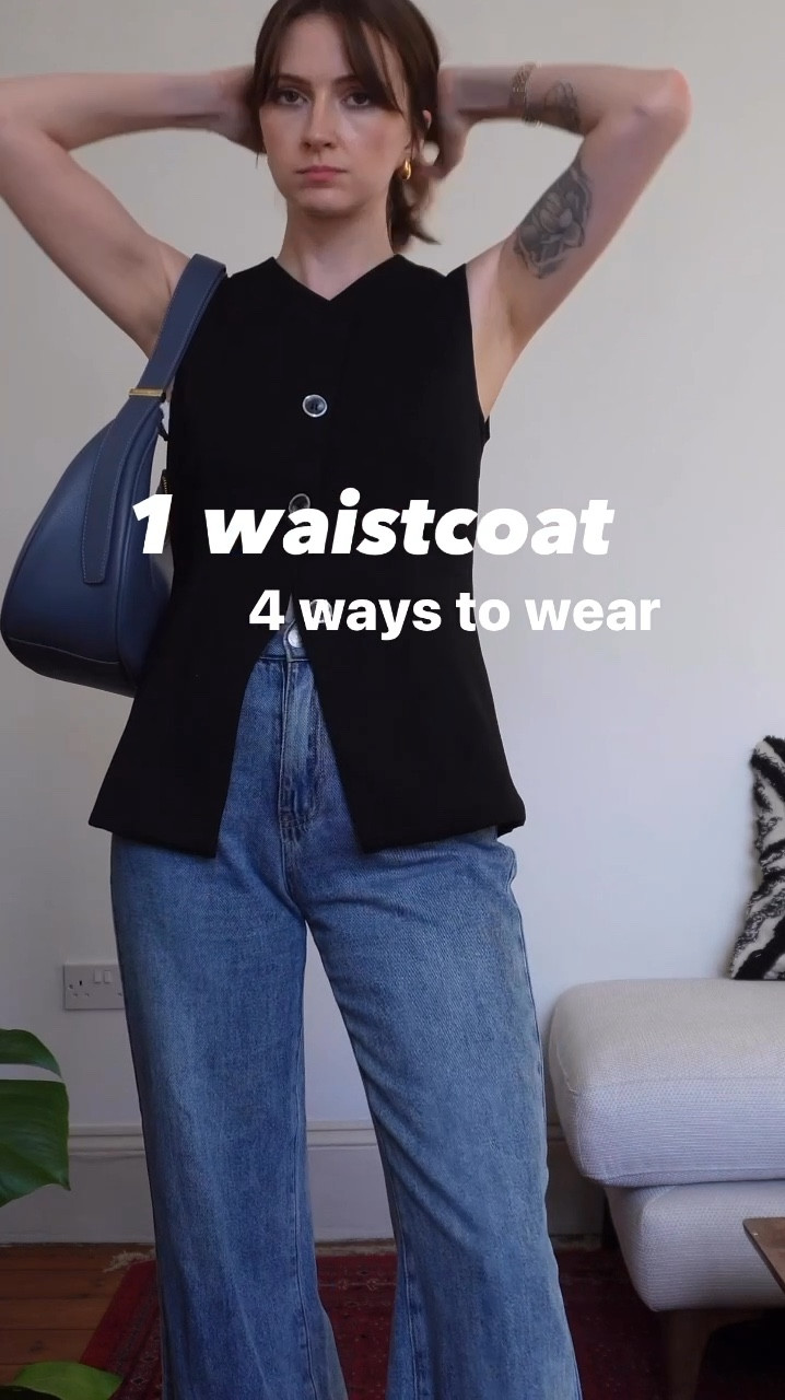 Waistcoat styled 4 ways 

#LTKstyletip #LTKworkwear #LTKeurope