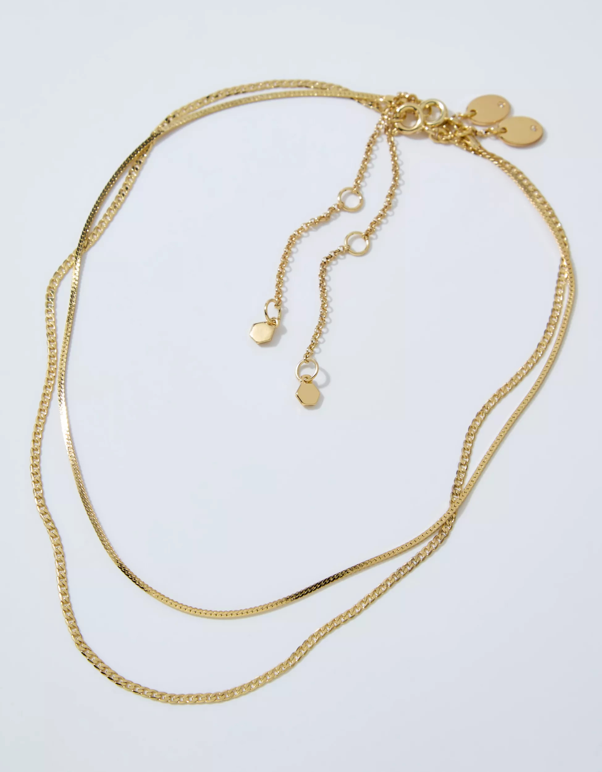 Aerie Chain Necklace 2-Pack | Aerie