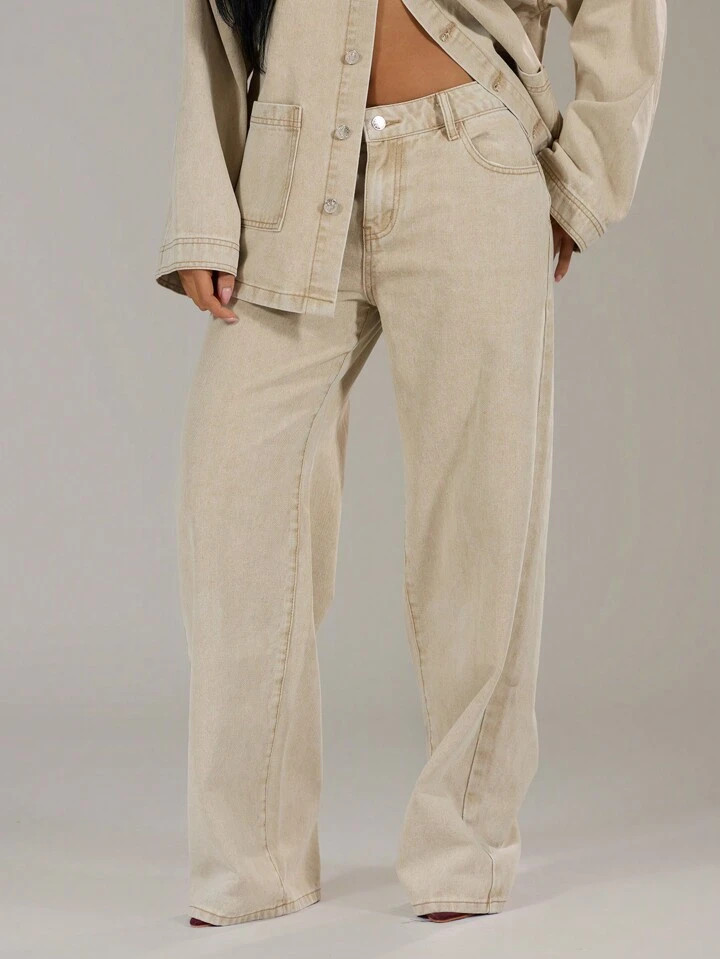 MUSERA Washed Low Rise Baggy Denim Jeans, Spring 90'S Y2k Casual, Summer Concert Holiday Fall Autumn Winter Nashville Fall Autumn Back To School Office Work | SHEIN