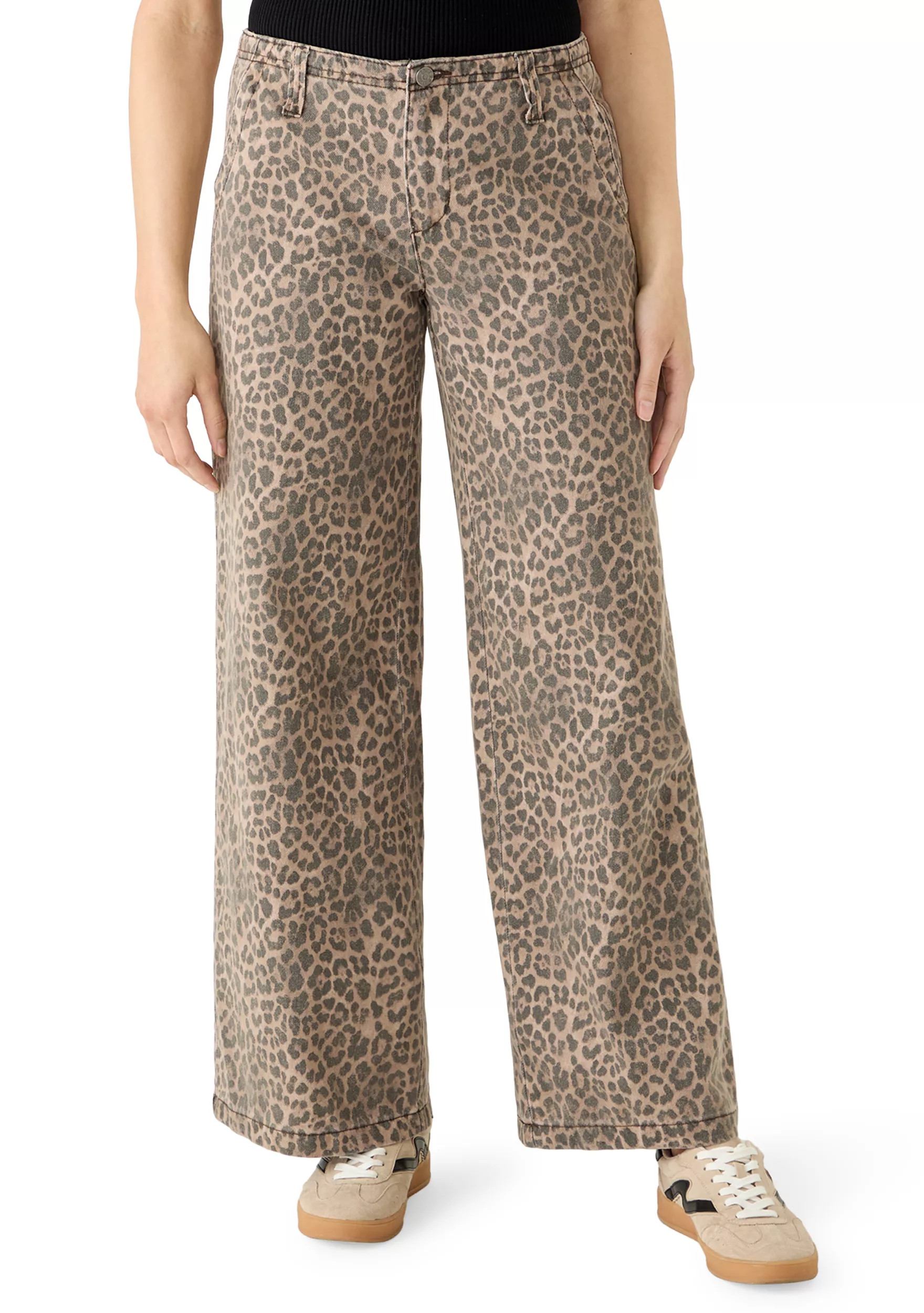 Women's Wide Leg Cheetah Pants | Belk