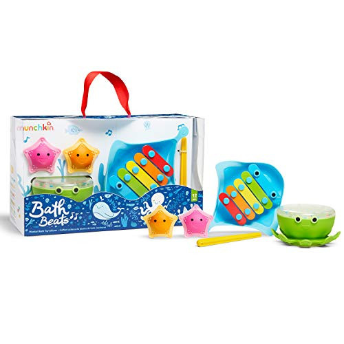 Munchkin® Bath Beats™ Bath Toy, Musical Set Includes Xylophone, Bath Drum & Shakers, Fun for Babies, Toddlers and Kids | Amazon (US)