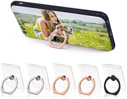 Phone Ring Cell Phone Ring Holder 360 Degree Rotation Phone Ring Holder Transparent Finger Ring S... | Amazon (US)