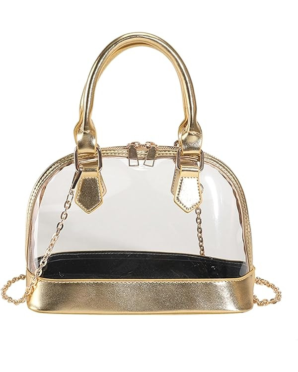 Clear Purse Stadium Approved Clear Crossbody Bag Shoulder Bag Women Handbag Purses Concerts Sport... | Amazon (US)