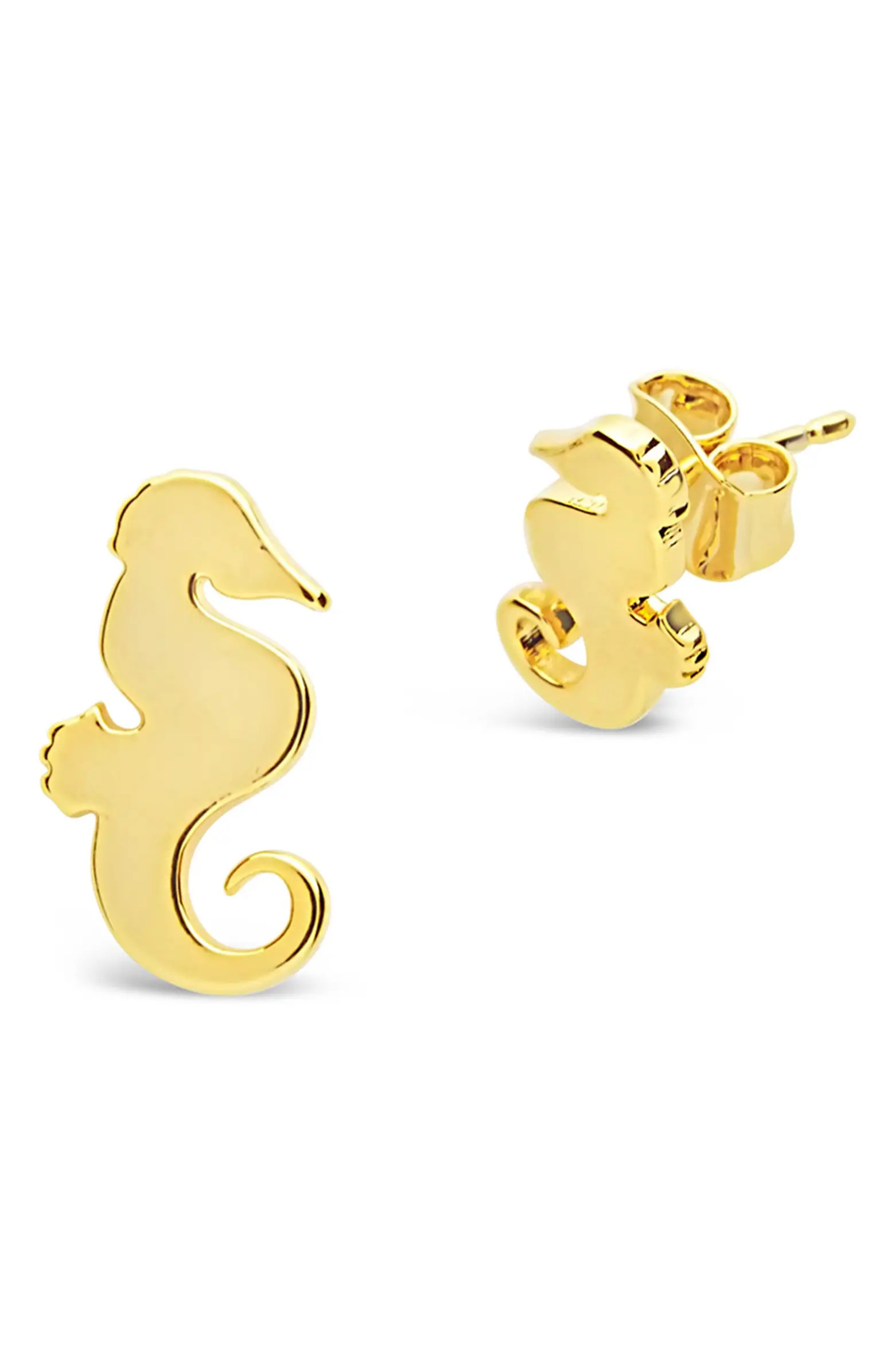 Sterling Forever Seahorse Stud Earrings | Nordstromrack | Nordstrom Rack
