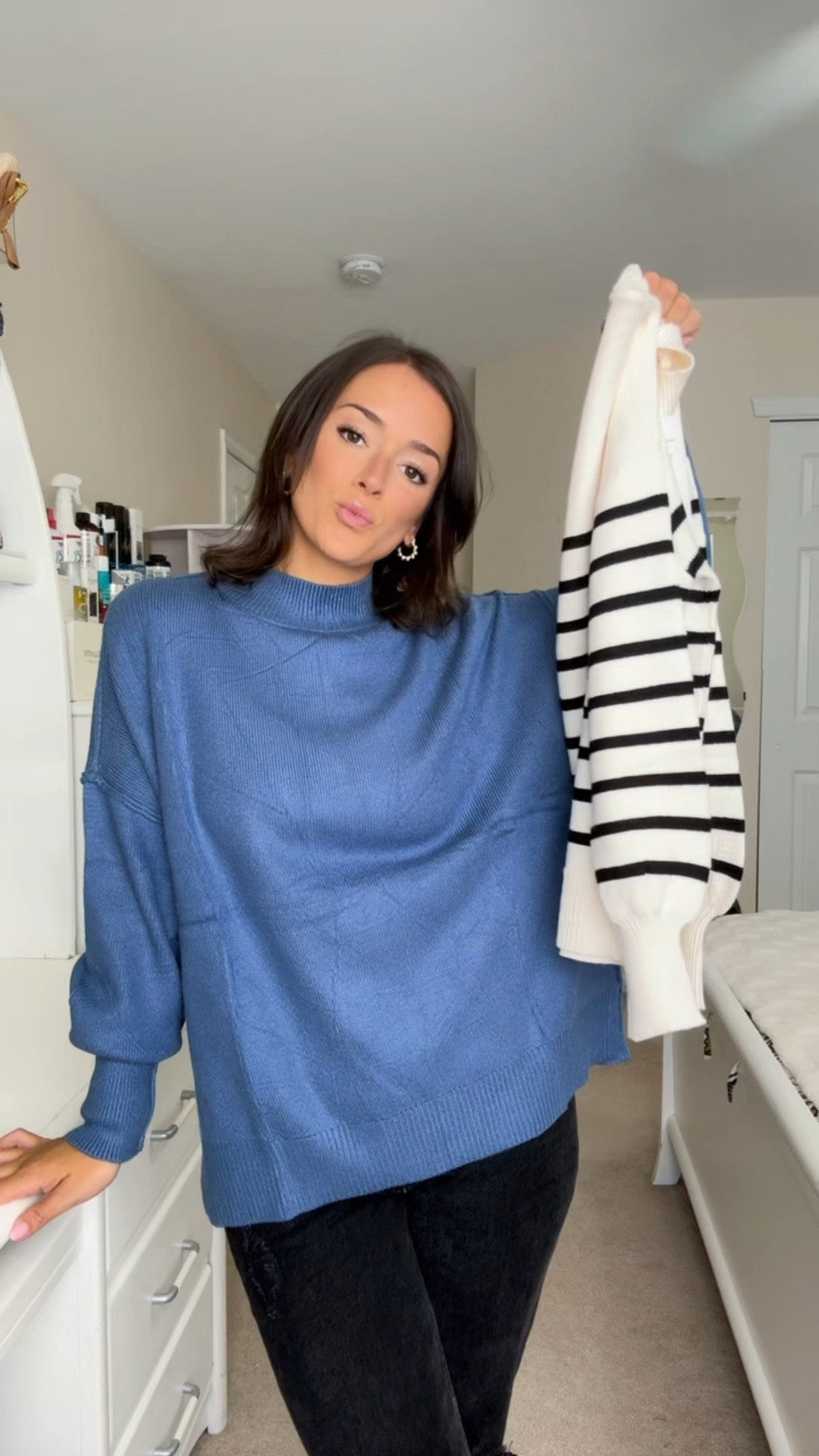Shoutout to @zesica for having the cutest back to school dresses and NOW the cutest fall sweaters 🤍🤍 wearing size medium + available in so many cute colors!!

#LTKSeasonal #LTKStyleTip #LTKFallSale