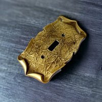 Switch Plate Cover, Brass/Bronze, Architectural Salvage | Etsy (US)