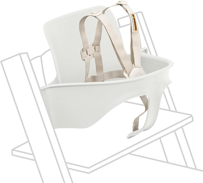 Stokke Tripp Trapp Baby Set 2, White - Ages 6-36 Months - Convert The Tripp Trapp Chair into a Co... | Amazon (US)
