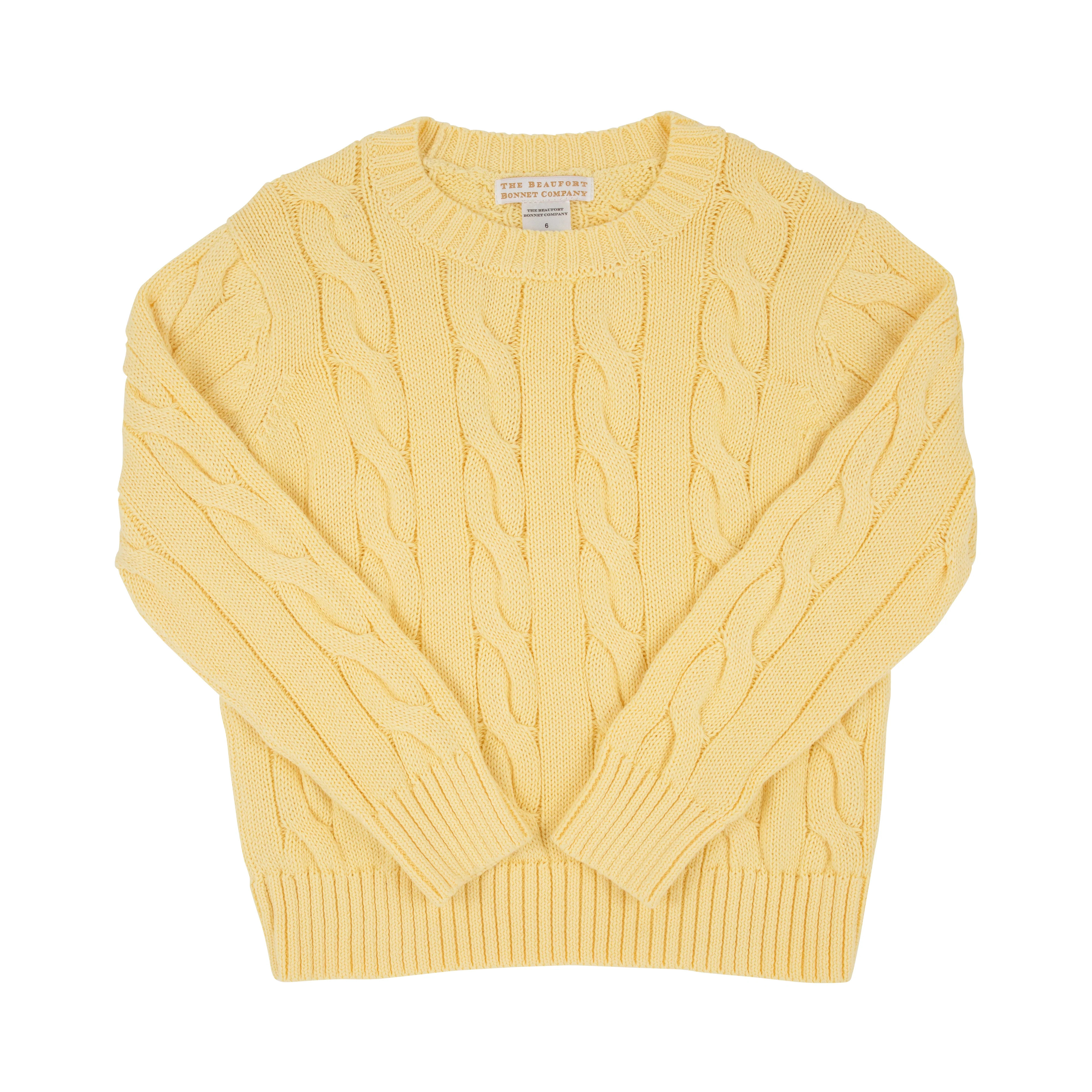 Crawford Crewneck - Bellport Butter Yellow | The Beaufort Bonnet Company
