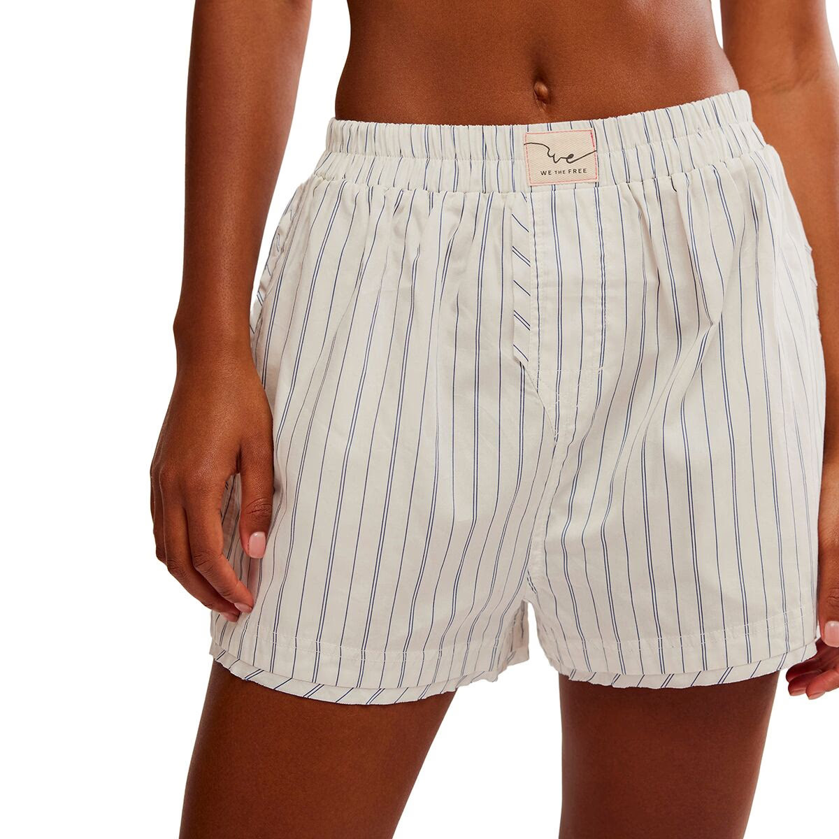 Free People Day To Day Striped Boxer Short - Women's Ivory Combo, XS | Backcountry