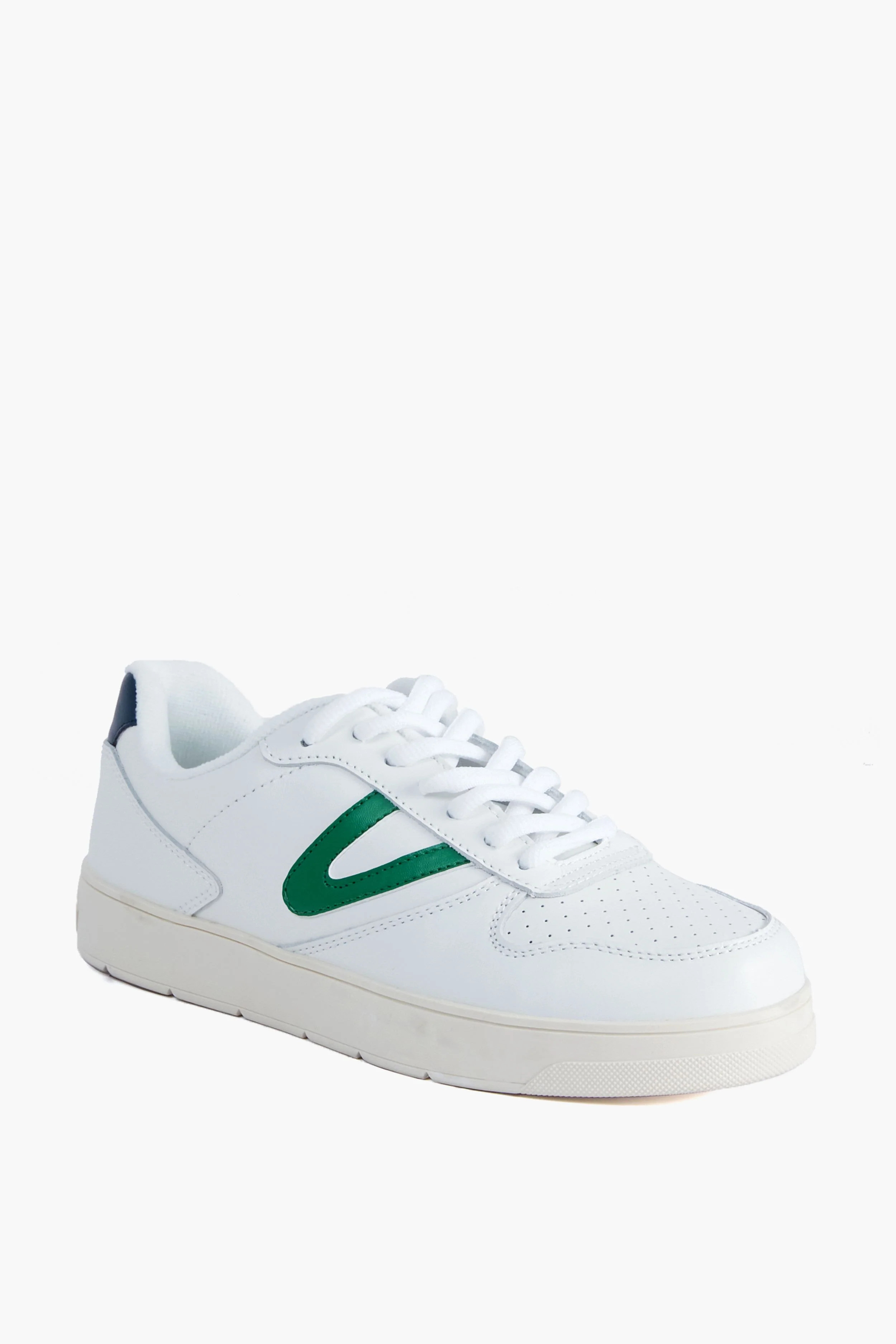 Women's White and Green Stadium Sneakers 
                Tretorn | Tuckernuck (US)