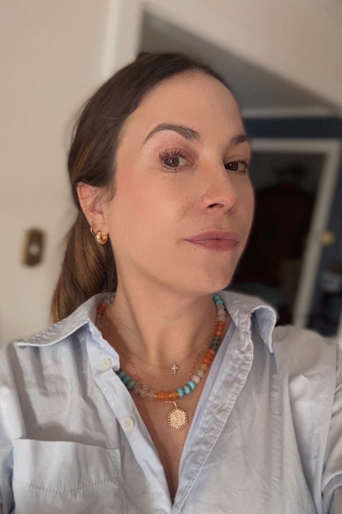 All my jewelry is from Amazon with the exception of the diamond cross. 

Amazon jewelry
Charm necklace
Layering necklace 

#LTKFindsUnder50 #LTKBacktoSchool #LTKStyleTip