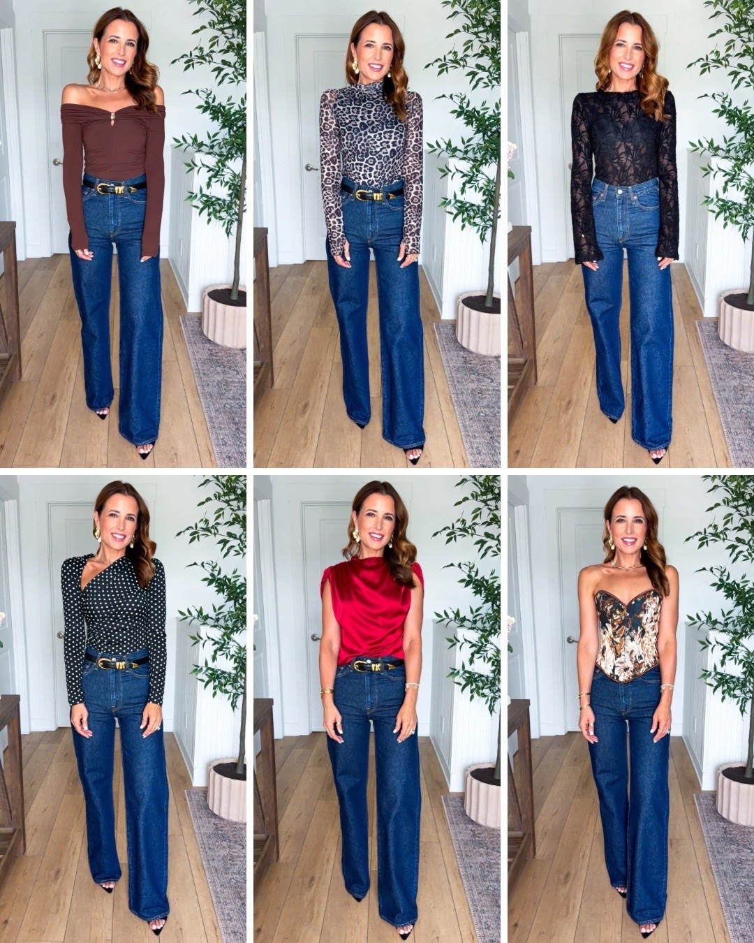 Amazon date night outfit. Amazon party outfit. Amazon dinner outfit. Amazon concert outfit. Amazon top in smallest size each. Levi wide leg jeans in size 24, color is ‘shaded view’ (these are full length on me and I need a heel). Madewell belt in XXS. Heels are TTS.

#LTKgrwm #LTKPetite #LTKootd