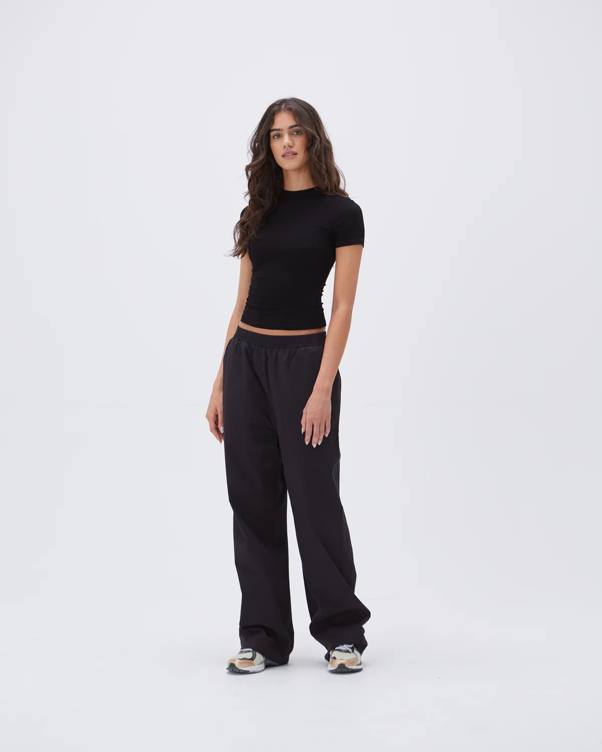 Cotton Pull on Pants - Black | Adanola UK