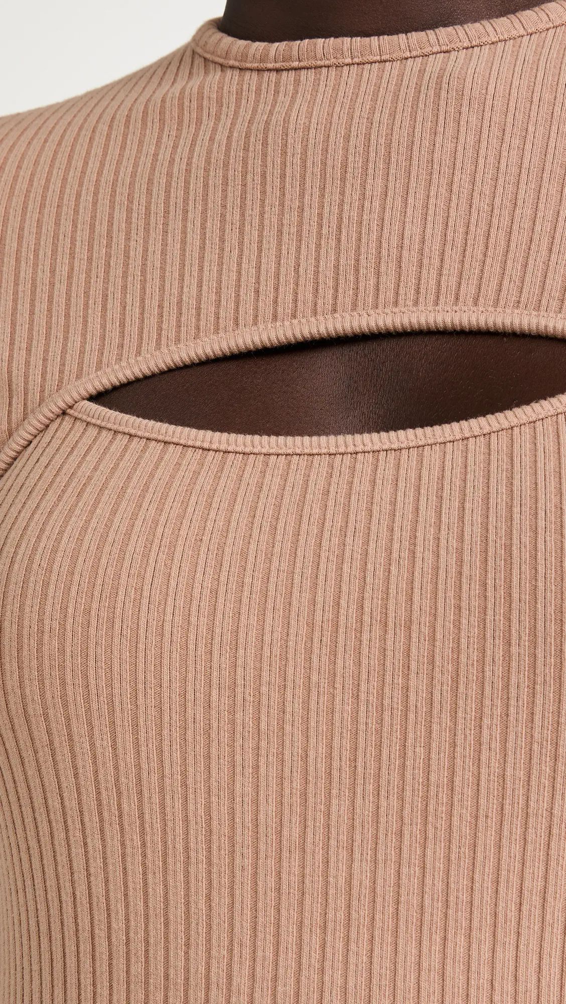 Lyza Cut Out Rib Top | Shopbop