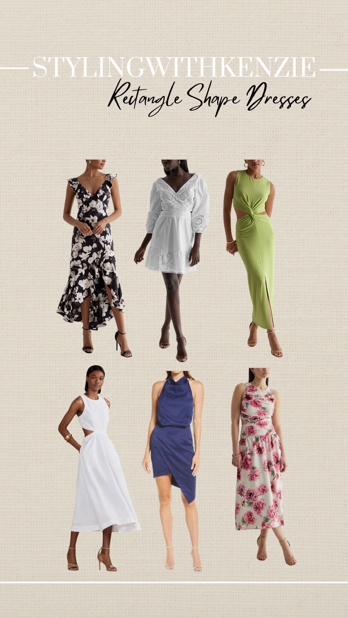 Summer dresses for rectangle body shape 🟫

#LTKunder100 #LTKstyletip #LTKwedding