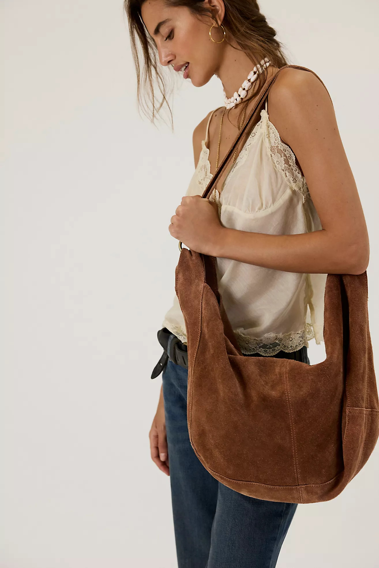 Roma Suede Tote Bag | Free People (Global - UK&FR Excluded)