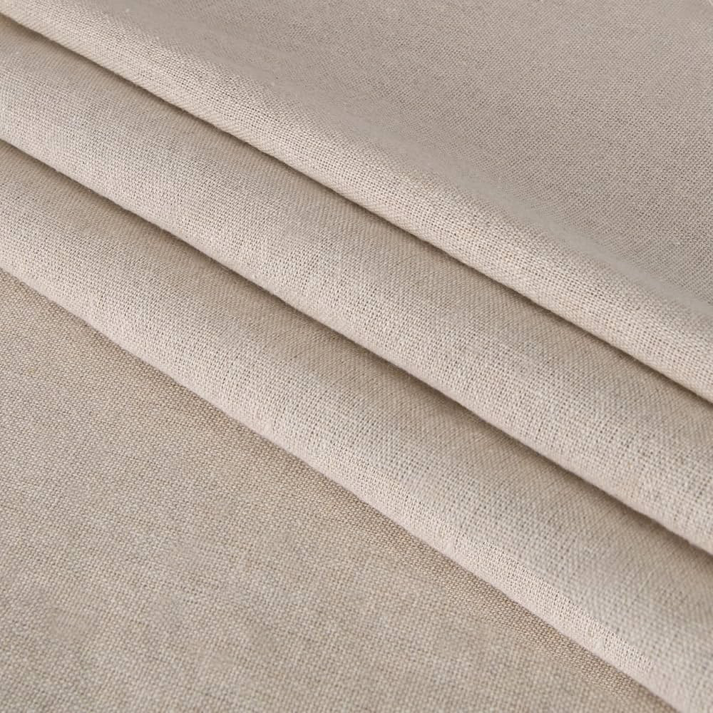 LOVOUS Nature Linen Needlework Fabric, Plain Solid Colour Linen Cloth Hemp Jute Fabric Table Clot... | Amazon (US)