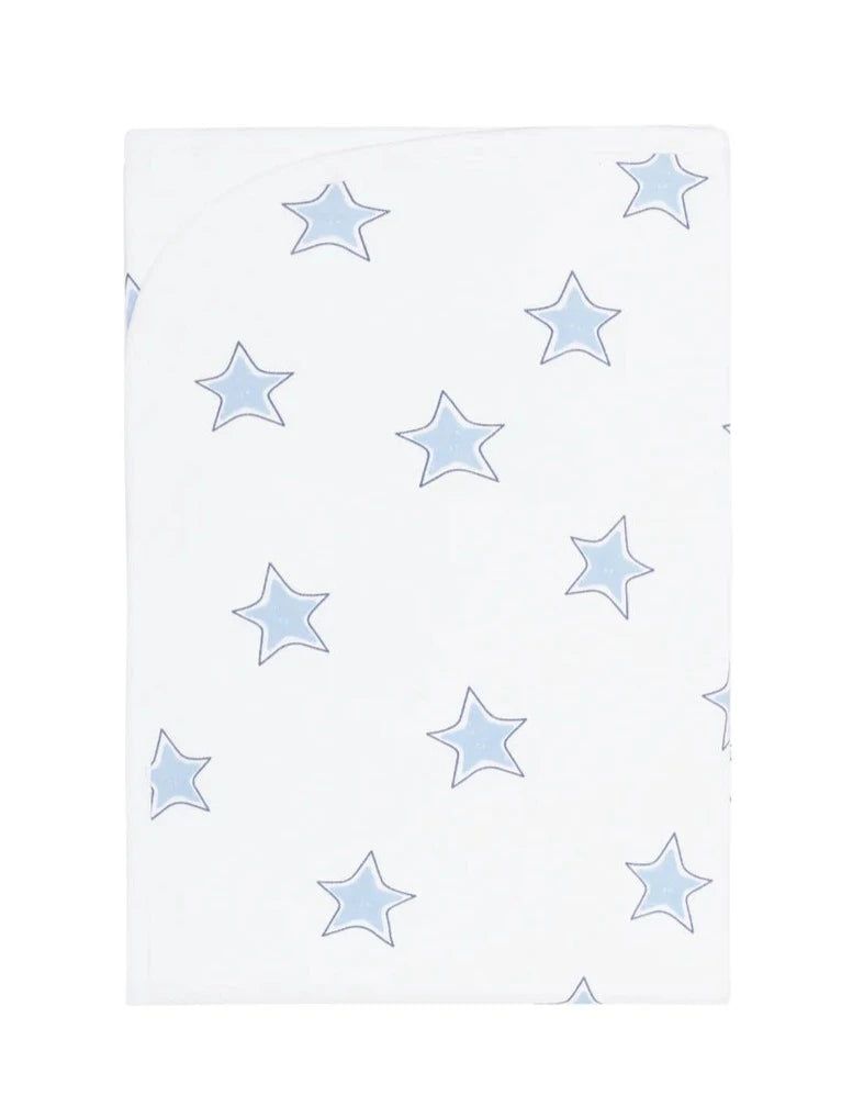 Nellapima Blue Stars Print Blanket | JoJo Mommy