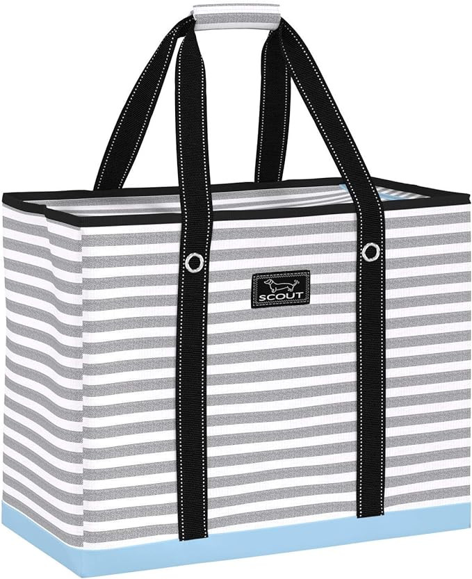 SCOUT 3 Girls Bag - Extra Large Utility Tote Bags For Women With Zipper - Sandproof Beach Tote Ba... | Amazon (US)