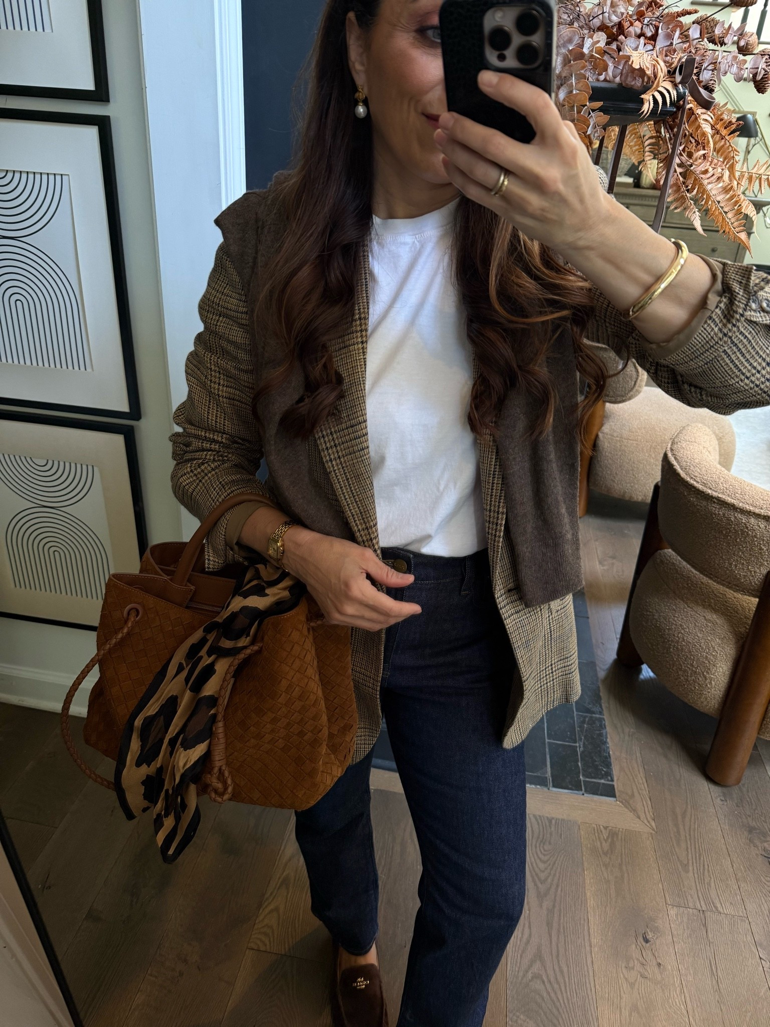 Going out to the movies with my boys! I’m obsessed with this new Ralph Lauren blazer and these jeans!! They are the perfect dark rinse and the cut is so elegant yet comfy! Of course I’m  carrying the quince bag (again!) and the softest loafers!

#LTKdayinmylife #LTKgrwm #LTKootd