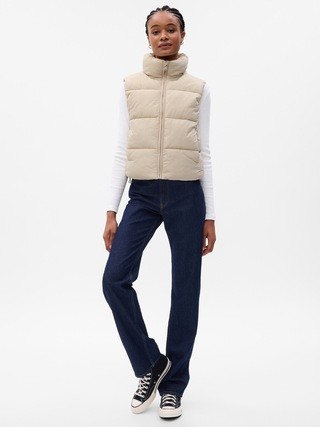 Big Puff Cropped Vest | Gap (US)