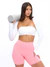 Airknit Bolero Shrug - White | Buffbunny