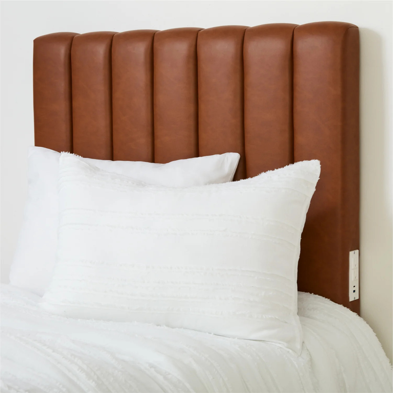 Colbie Charging Channeled Headboard | Dorm Essentials - Dormify | Dormify