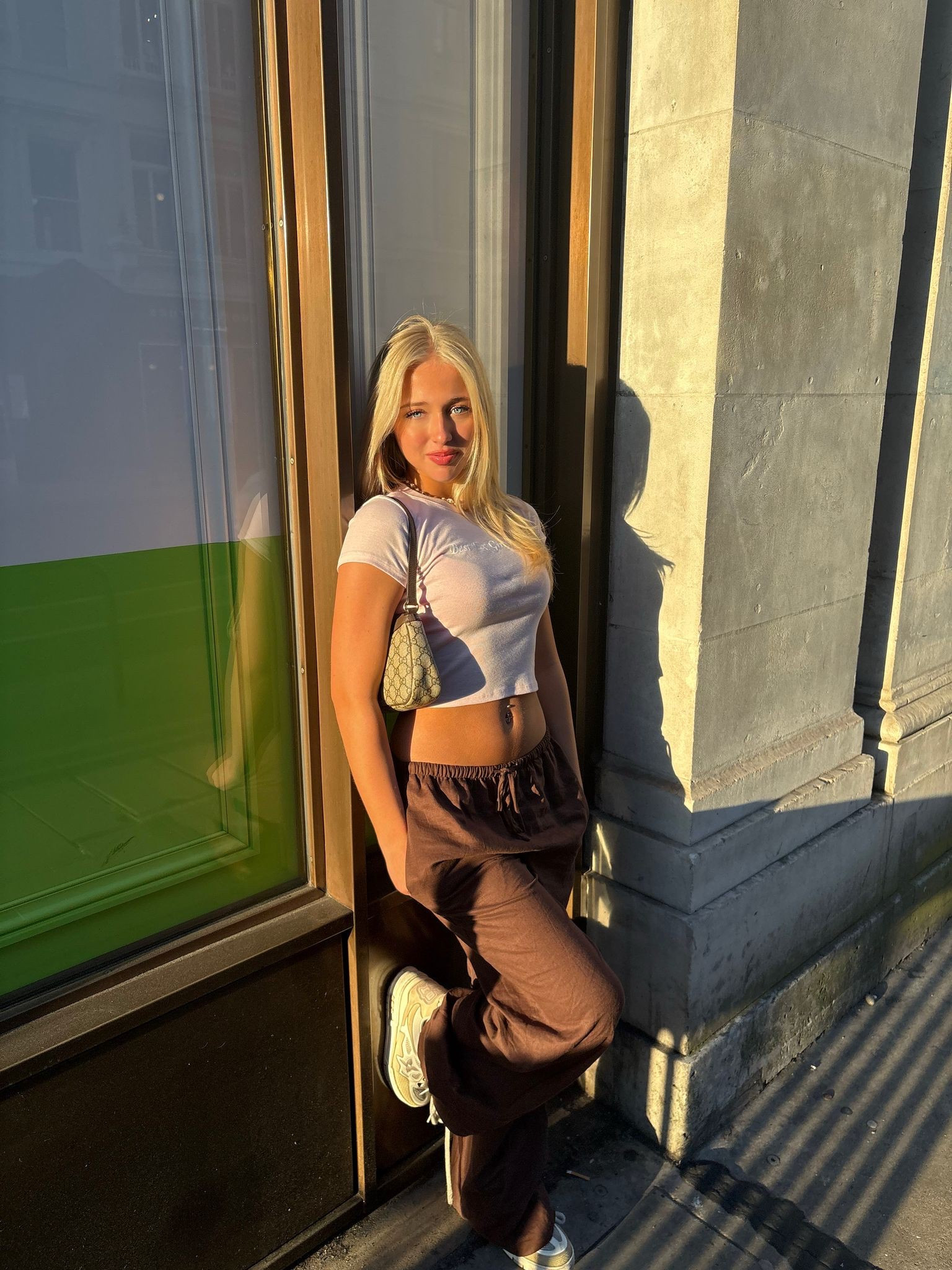 Windsor pink graphic baby tee, Cotton On brown linen trousers 🤎

Summer, spring, crop top, city break, low rise trousers, street style, outfit inspo

#LTKspring #LTKeurope #LTKuk
