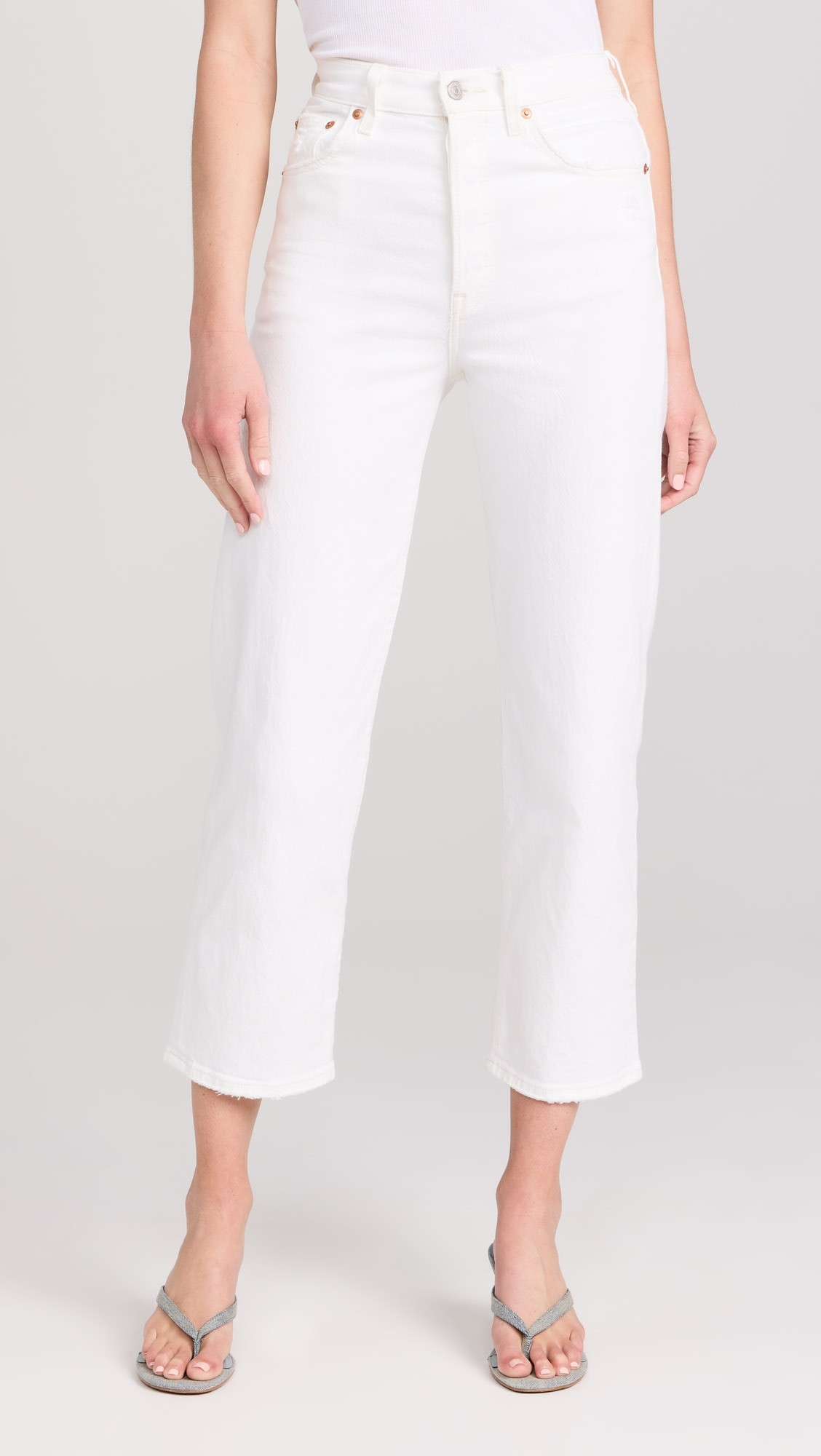 Ribcage Straight Ankle Jeans | Shopbop