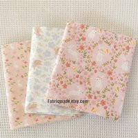 92""/ 235cm Wide Rabbit Cotton Fabric, Baby Pink Cotton, Cute Bunny Toy For Children Quilting Apparel Fabric - A Half Yard | Etsy (US)