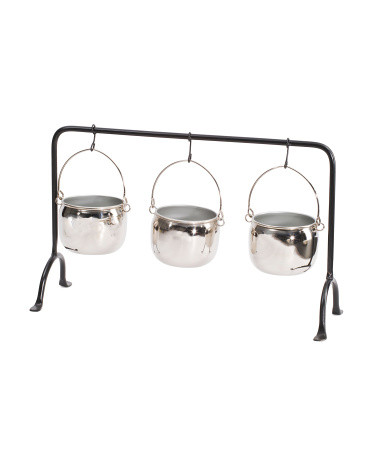 3pc Cauldron Jack O Lantern Decor | TJ Maxx