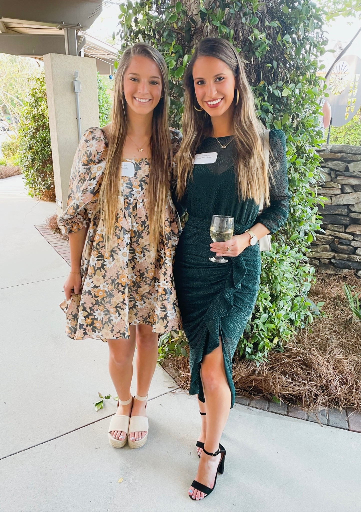 Art Gala outfit
(Right) Wearing ASTR dress size small 