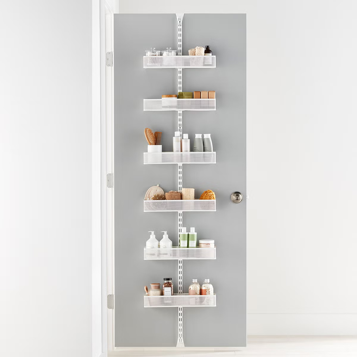 Elfa Utility Medium Over the Door Rack | The Container Store