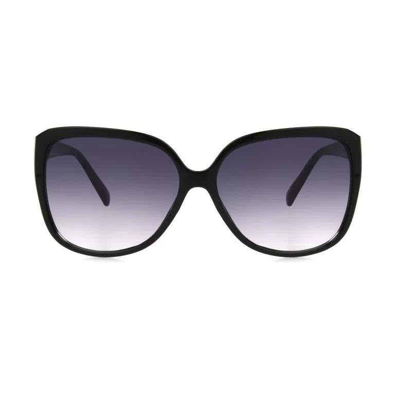 Sunsentials By Foster Grant Ladies Butterfly Black Sunglasses | Walmart (US)