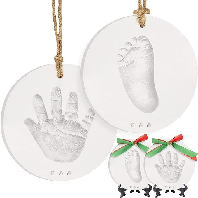 Baby Hand and Footprint Kit - Personalized Baby Foot Printing Kit for Newborn - Baby Footprint Ki... | Amazon (US)