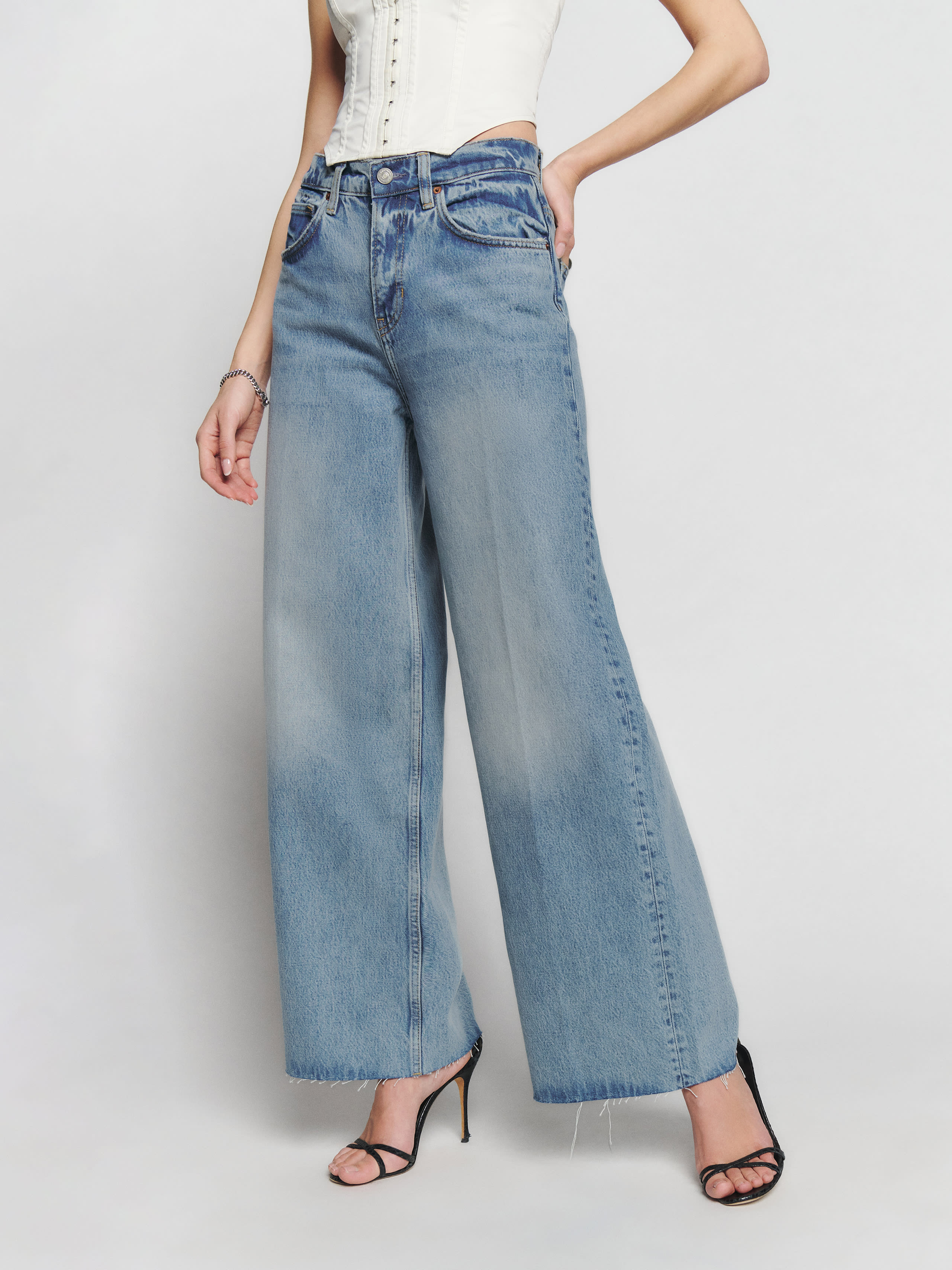 Iggy Super Wide Leg Slouch Jeans | Reformation (Global)
