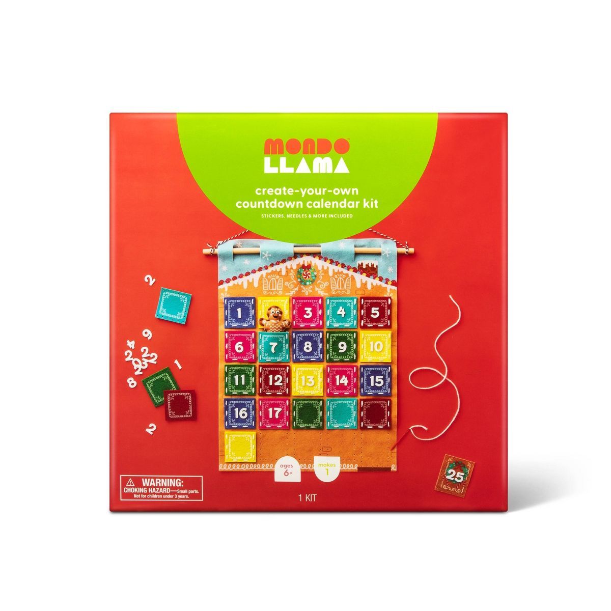 Create-Your-Own Advent Calendar Banner - Mondo Llama™ | Target