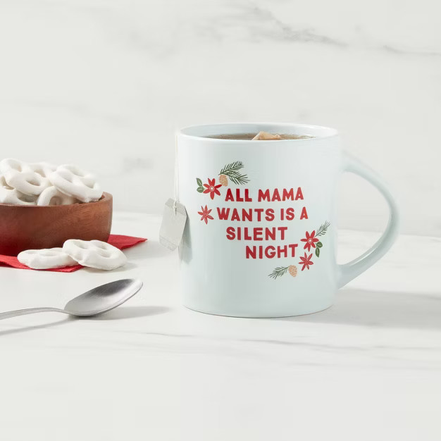 16oz Stoneware Christmas Mama Silent Night Mug - Wondershop™ | Target