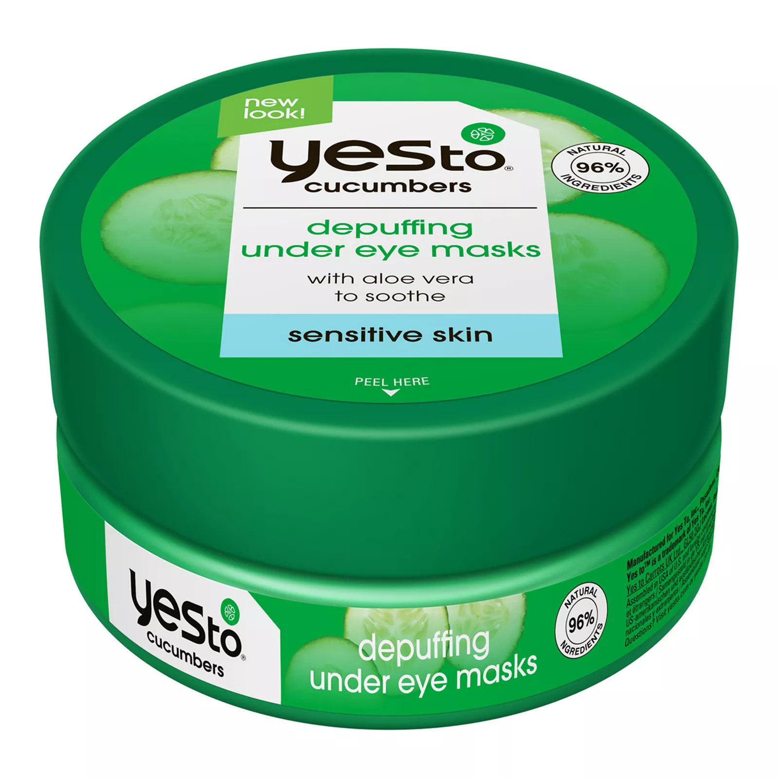 Yes To Cucumbers Depuffing Under Eye Masks, Size: 16 CT, Multicolor | Kohl's