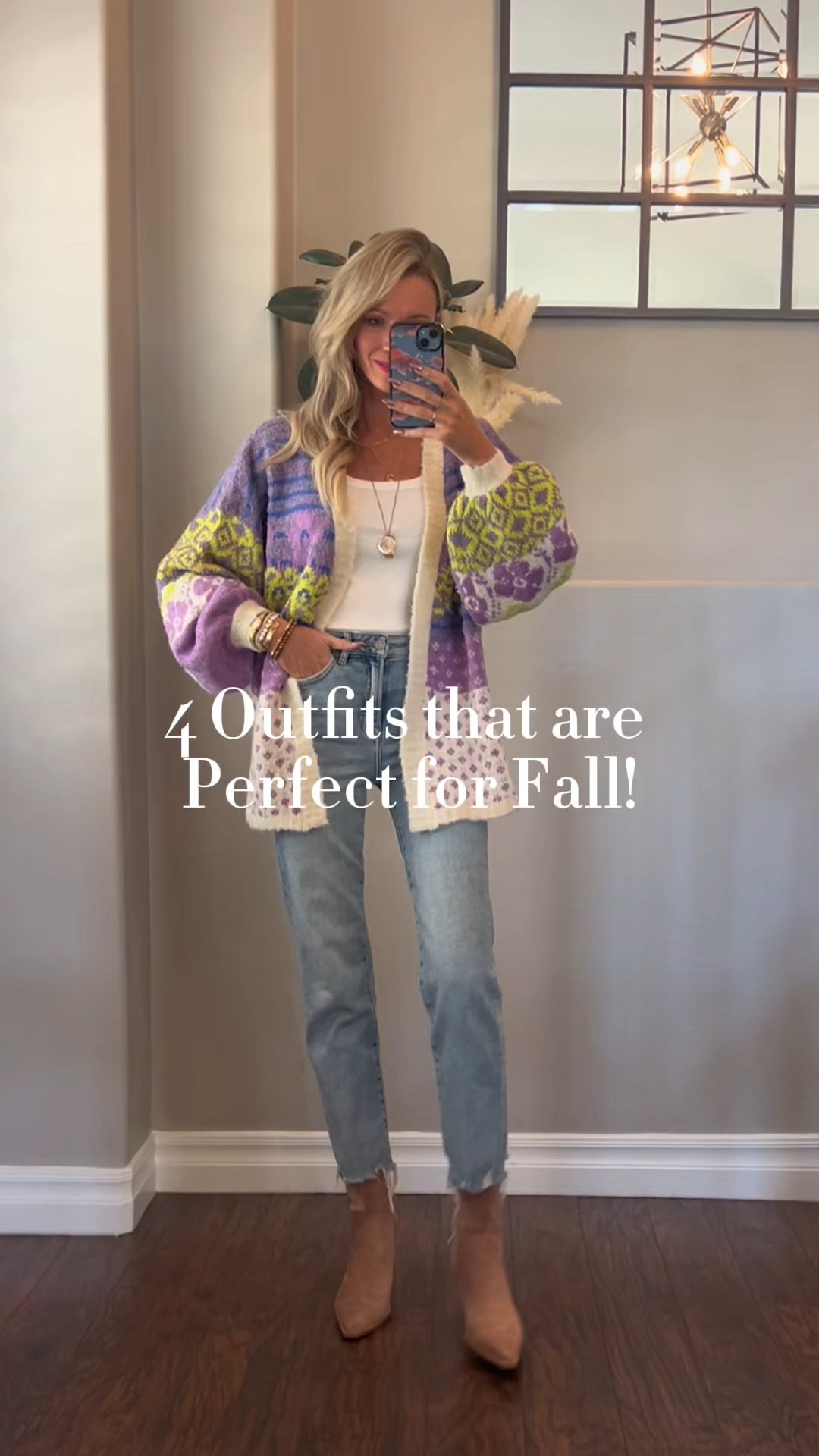 4 Outfits that are perfect for Fall! For 30% off use my code TRACYSAVE30 
@vici

Size xs
Blue jeans- i sized down to a 24.
Black jeans- true to size 25

Fall sweater, fall jeans, comfy cardigan

#LTKStyleTip #LTKFindsUnder50 #LTKSeasonal